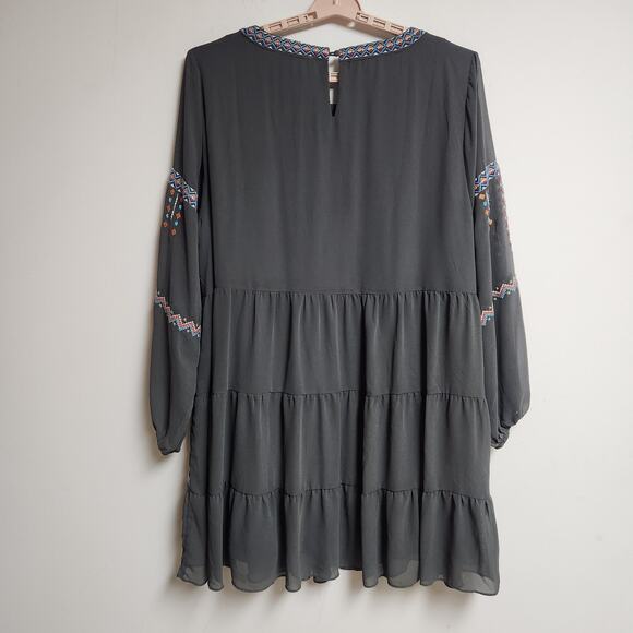 Savannah Jane Womens Dress Size 3X Embroidered Tribal Western Tiered Cowgirl - Picture 4 of 12